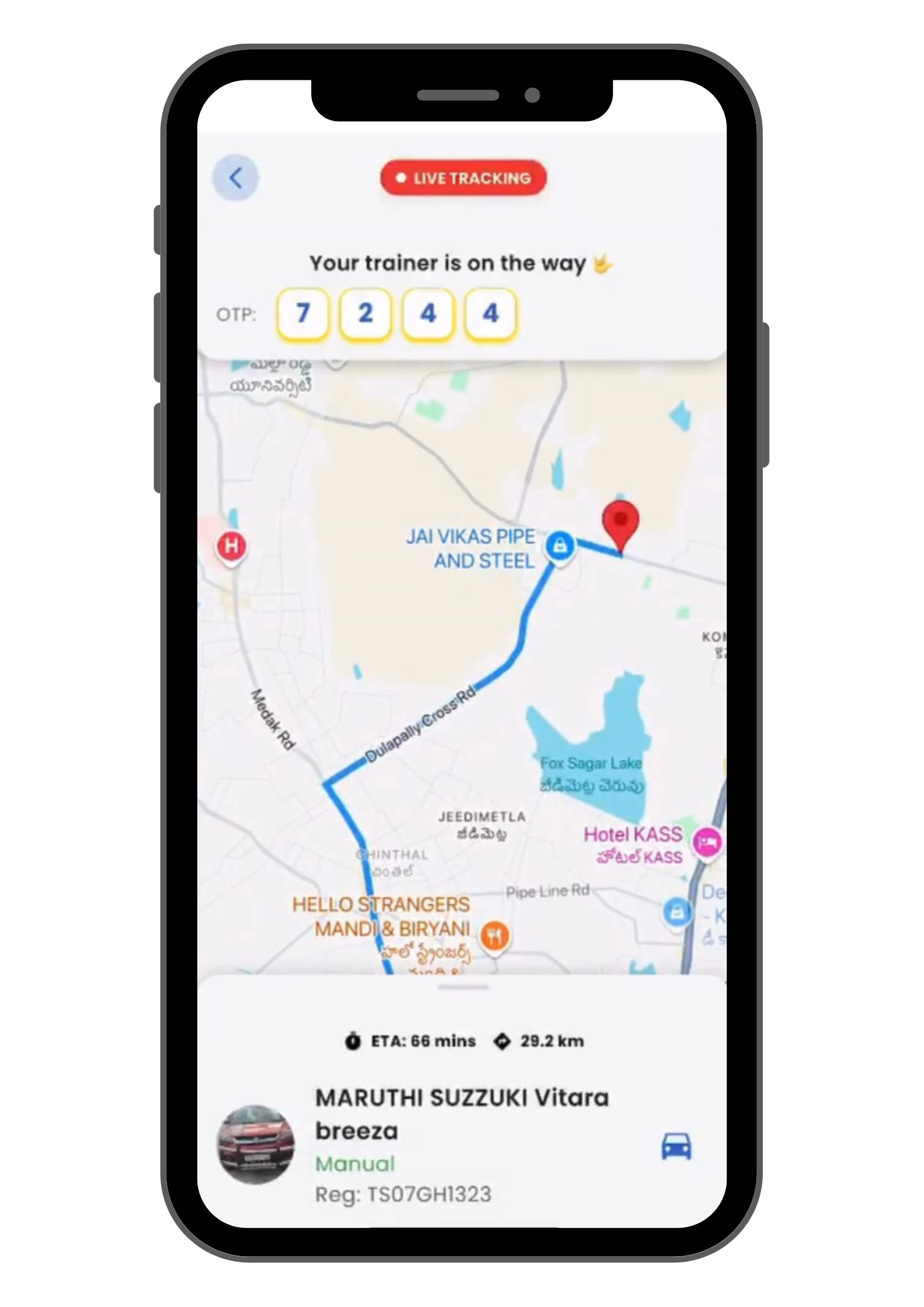 Live Tracking screenshot